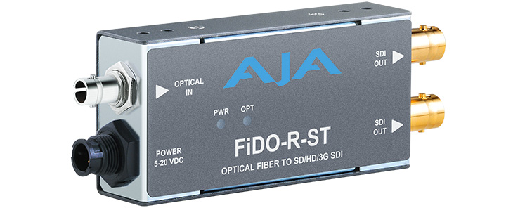 FiDO - SDI/Optical Fiber Extenders - Products - AJA Video Systems